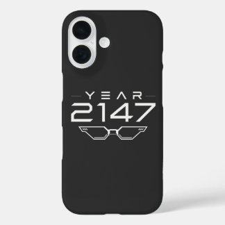 YEAR 2147 Cyberpunk Sci Fi Retro Space iPhone 16 Case