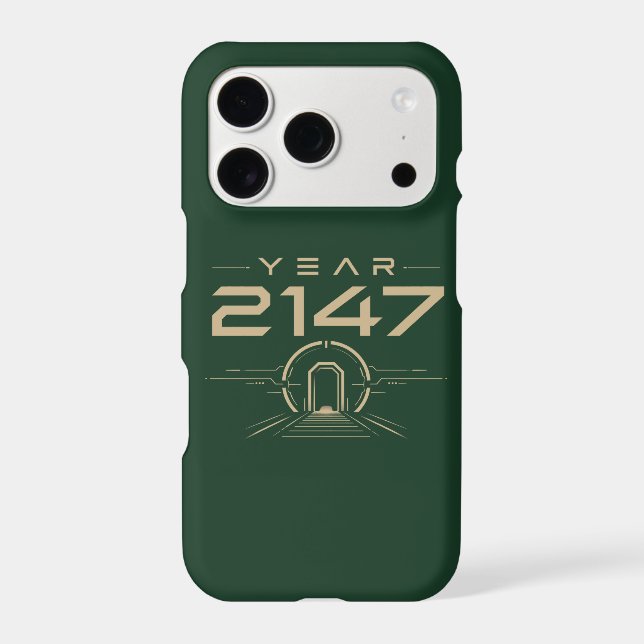 Year 2147 Futuristic Cyberpunk Sci-Fi (Back)