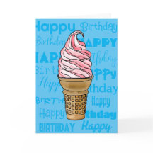 Year as sweet as you are - Ice Cream Birthday card