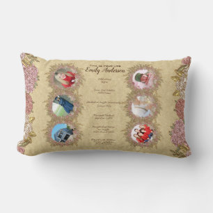 YEAR Born THIS IS YOUR LIFE PHOTOS AND MILESTONES Lumbar Pillow