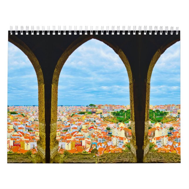 Year Calendar Lisbon, Europe Calendar (Cover)