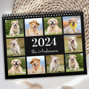 Year Create Your Own Family Dog Personalized Photo Calendar