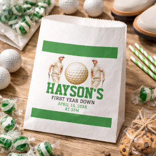 Year Down, Golf On! 1st Birthday Party Favour Bag