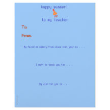 Year-end personalized teacher thank you - rocket