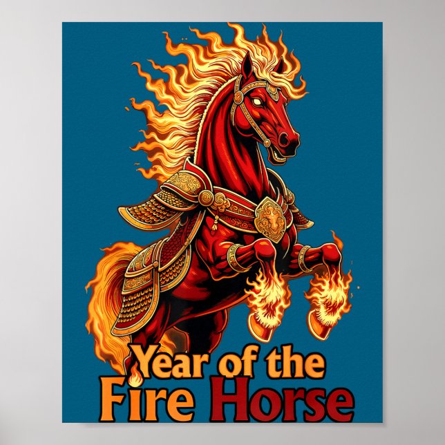 Year Fire Horse Poster (Front)