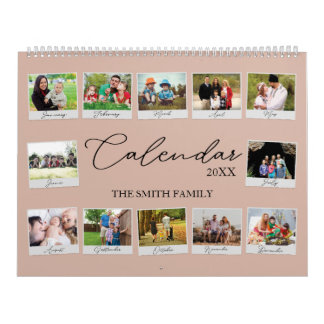 Year In Review Custom Family Memory Calendar
