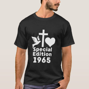 Year Of Birth 1965 Birthday Design Vintage Born In T-Shirt