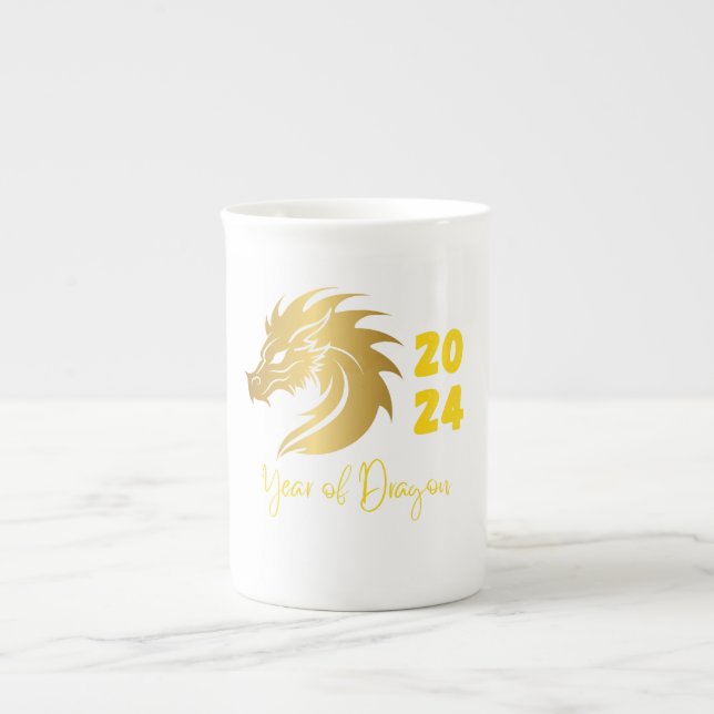Year of Dragon 2024 Bone China Mug (Front)