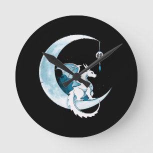 Year Of Dragon Round Clock
