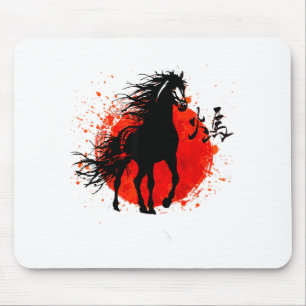 Year Of Horse 2026 Happy Chinese Lunar New Year Ho Mouse Pad