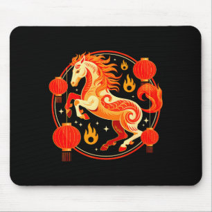 Year Of Horse 2026 Lunar New Year Chinese New Year Mouse Pad