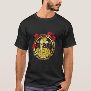 Year Of Snake Funny Cute Chinese Zodiac Chinese Ne T-Shirt