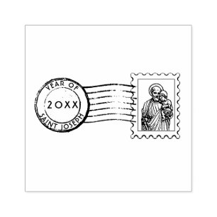 YEAR OF ST. JOSEPH  CANCELLATION POSTAGE CATHOLIC RUBBER STAMP