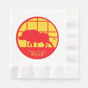 Year of the Boar Napkin