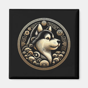 Year Of The Dog 2030 Lunar New Year Chinese New Ye Magnet