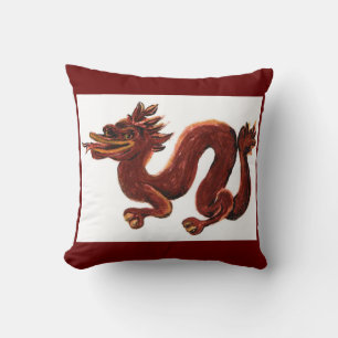 Year Of The Dragon 2012 American MoJo Pillow