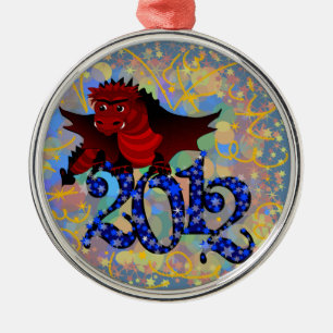 Year of the Dragon, 2012 Metal Ornament