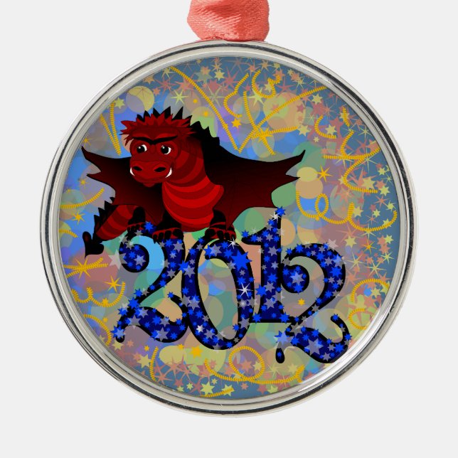 Year of the Dragon, 2012 Metal Ornament (Front)