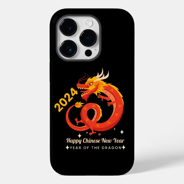 Year Of The Dragon 2024 Chinese New Year Case-Mate iPhone Case (Back)