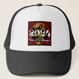 Year of the Dragon 2024 Chinese zodiac Trucker Hat