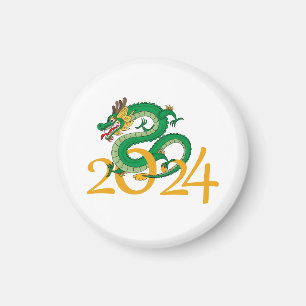 year of the dragon 2024 happy chinesse new year (2 magnet