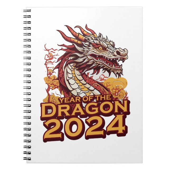 Year of the dragon 2024 notebook (Front)