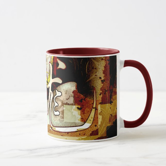 Year of the Dragon, Asian Artwork, Fantasy Dragon Mug (Right)