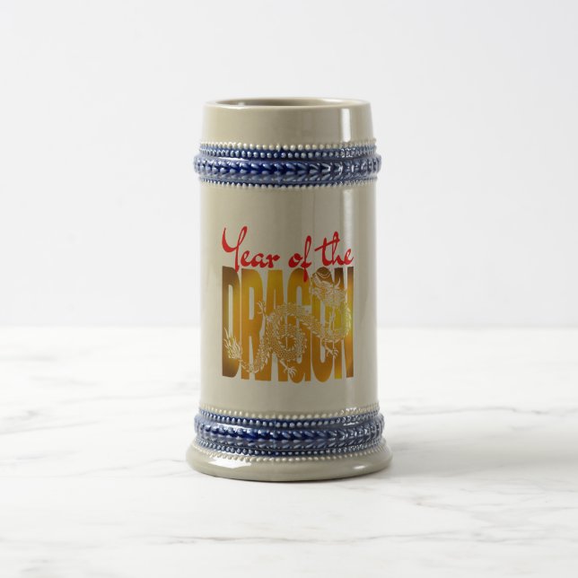 Year of the Dragon Beer Stein (Center)