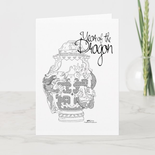 Year of the Dragon Card (Front)