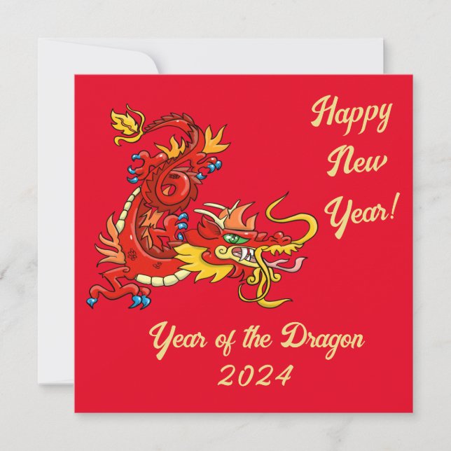 Year of the Dragon Card (Front)