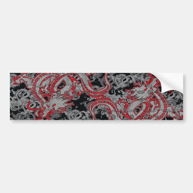 Year of the Dragon - Chinese Dragon Bumper Sticker (Front)