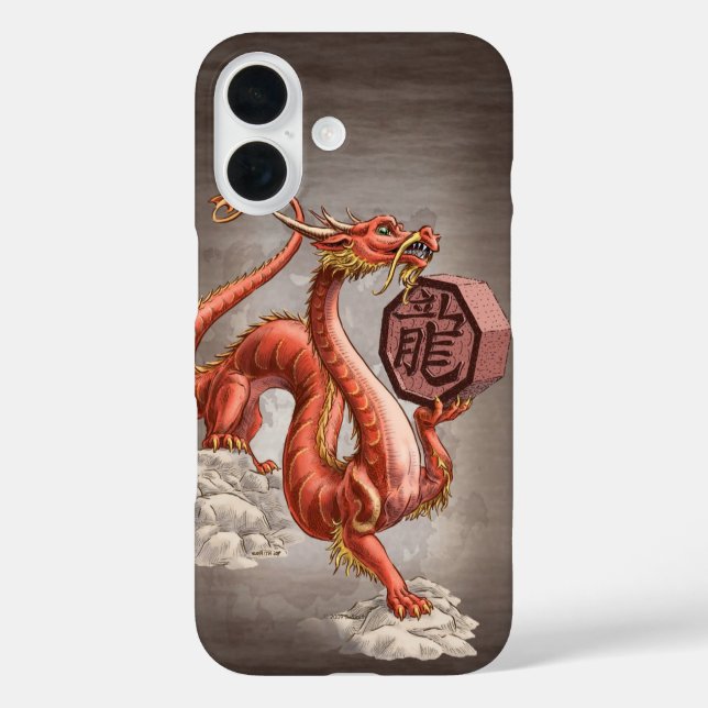 Year of the Dragon Chinese Zodiac Art iPhone Case (Back)