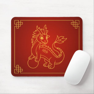 Year of the Dragon Chinese Zodiac Mouse Pad