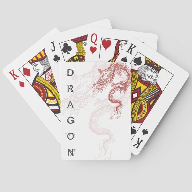 Year of the Dragon Custom Playing Cards (Back)