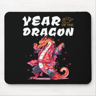 Year Of The Dragon Funny Dragons Chinese Zodiac Si Mouse Pad
