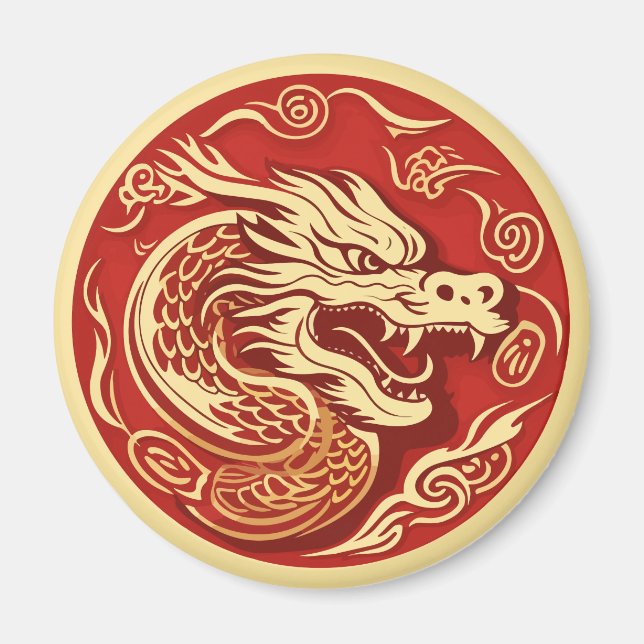 Year Of The Dragon Magnet (Front)