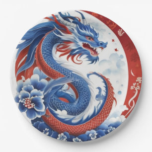 Year of the DRAGON Party Paper Plates! Paper Plate