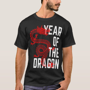 Year of the Dragon red white T-Shirt