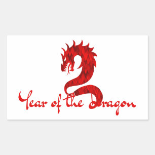 YEAR OF THE DRAGON  STICKER