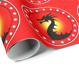 Year of the Dragon Wrapping Paper