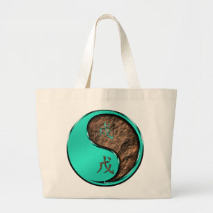 Year of the Earth Dog Large Tote Bag