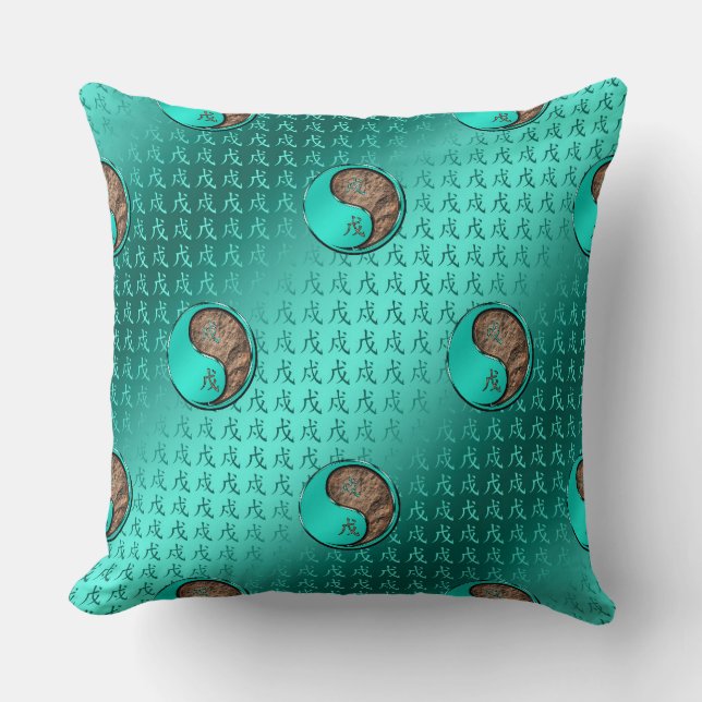 Year of the Earth Dog Throw Pillow (Front)
