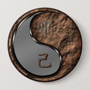 Year of the Earth Rabbit 4 Inch Round Button