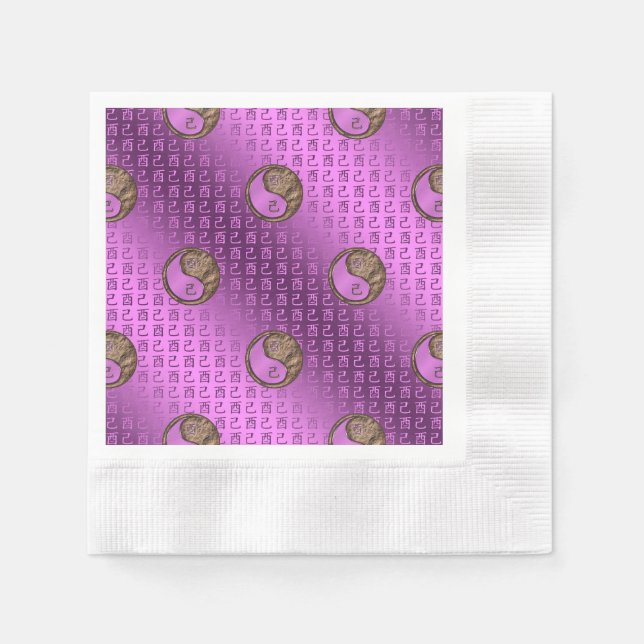 Year of the Earth Rooster Napkin (Front)