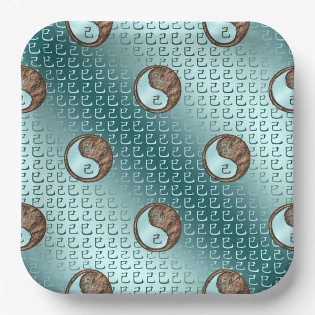 Year of the Earth Snake Paper Plate (Front)