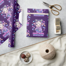 Year Of The Fire Goat 2027 Kawaii Style Wrapping