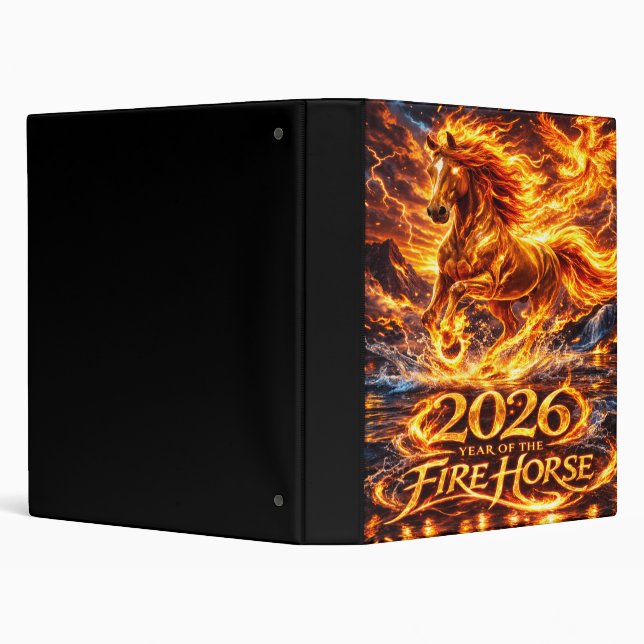 Year of the Fire Horse 2026 Binder (Background)