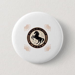 Year Of The Fire Horse 2026 Festive Chinese New Ye 2 Inch Round Button