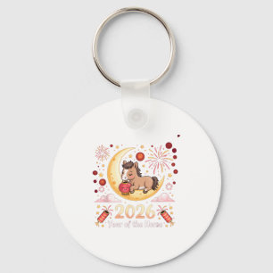 Year Of The Fire Horse 2026 Festive Chinese New Ye Keychain