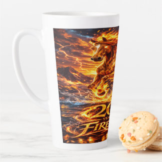 Year of the Fire Horse 2026 Latte Mug